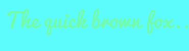 Image with Font Color 72FCA9 and Background Color 5DFCFC